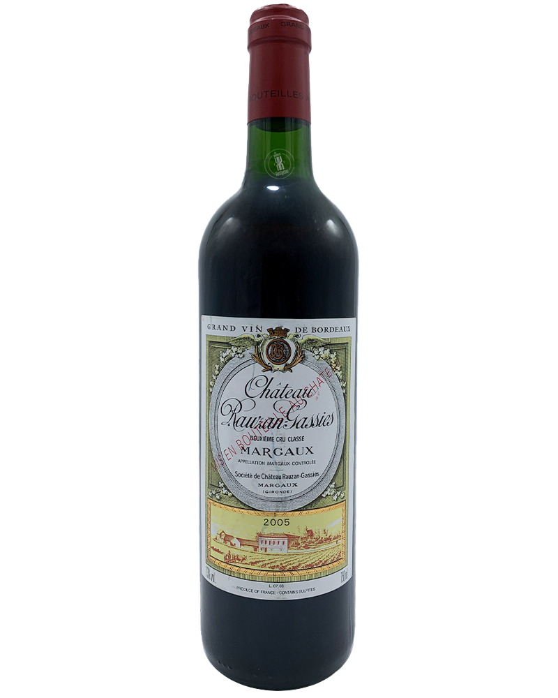 2005 Château Rauzan-Gassies / 2éme Cru Classé / Saint Emillon