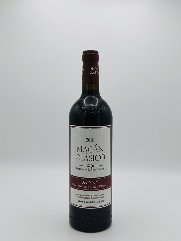 2020 Macán Clásico DOCa / Bodegas Benjamin Rothschild & Vega Sicilia S.A.